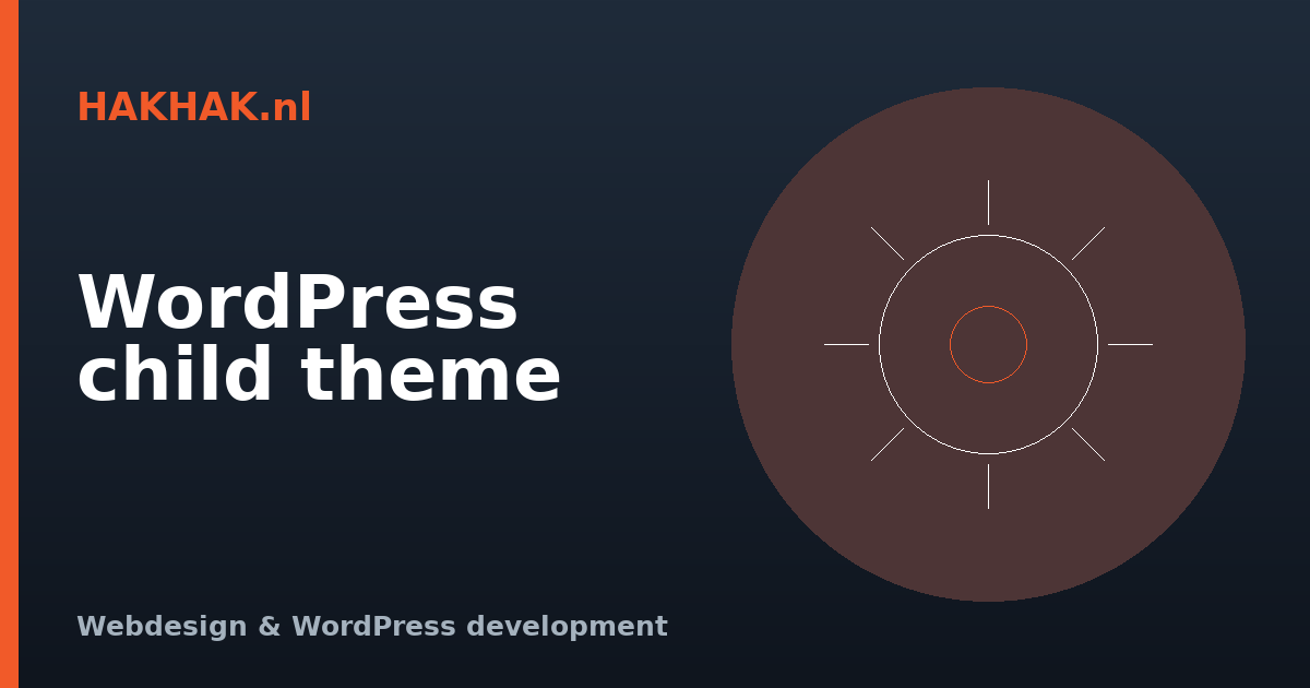 Wat is een WordPress child theme en waarom is het handig?
