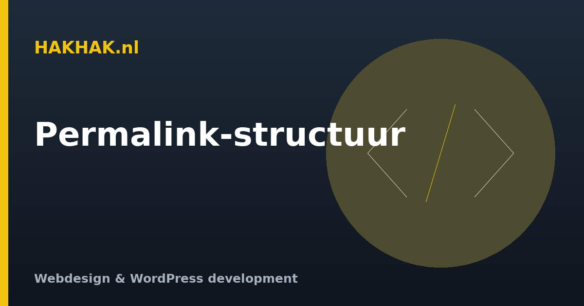 Hoe stel je een goede permalink-structuur in WordPress in?