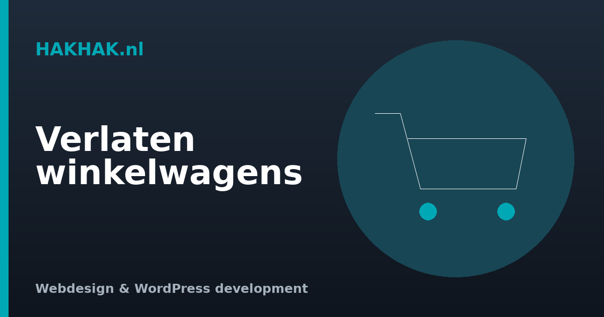 Hoe verlaag je het aantal verlaten winkelwagens in je webshop?