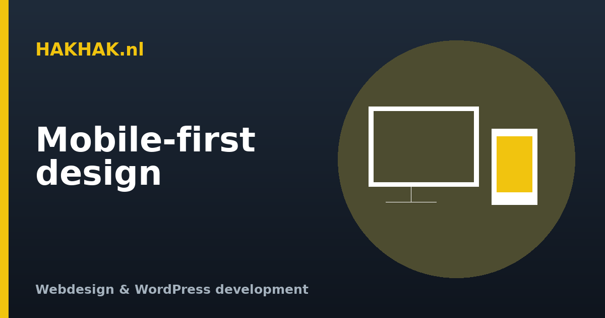 Waarom een mobile-first ontwerp het verschil maakt
