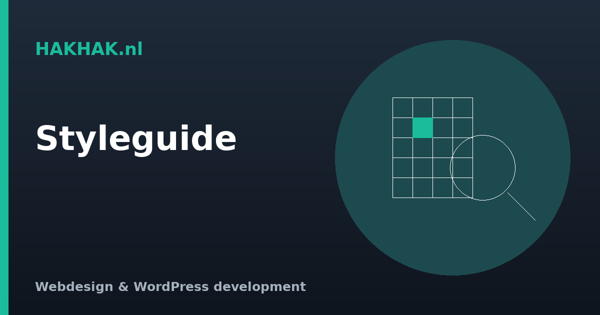 Wat is een styleguide en waarom is die belangrijk?
