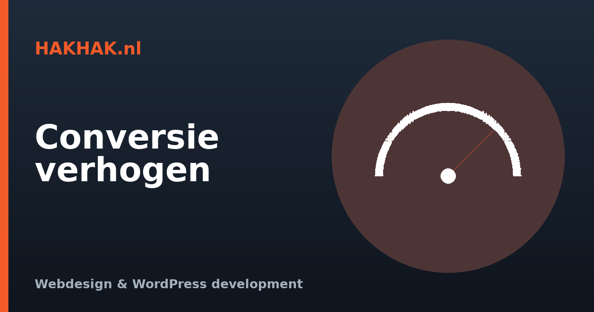 Hoe verhoog je de conversie van je website?