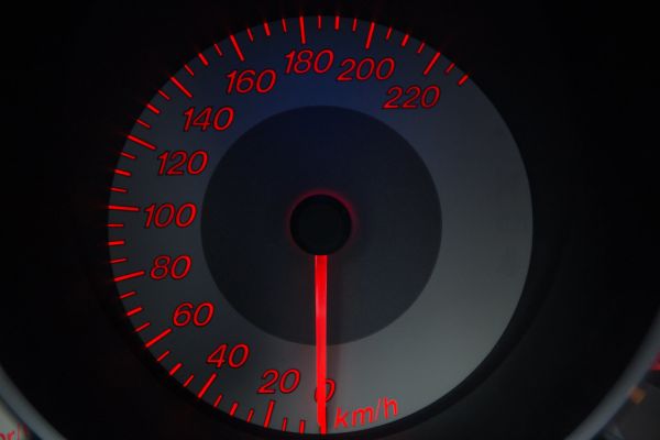 Snelheidsmeter als symbool voor een snelle website