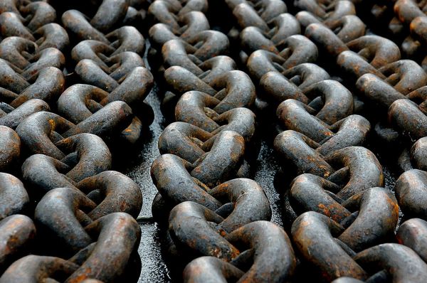 Kettingschakels als symbool voor interne links